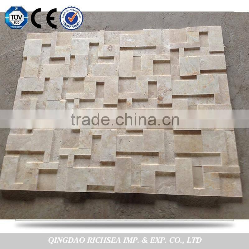 Honed beige 60*60 travertine tile