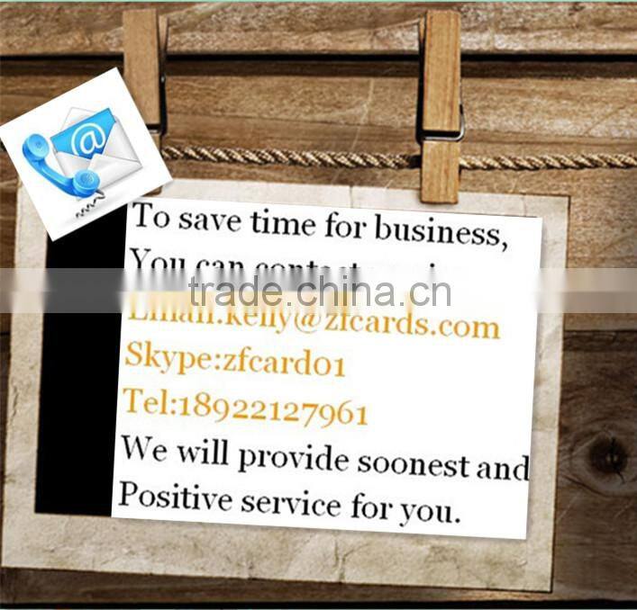 85.5*54*0.76 mm size printing transparent card