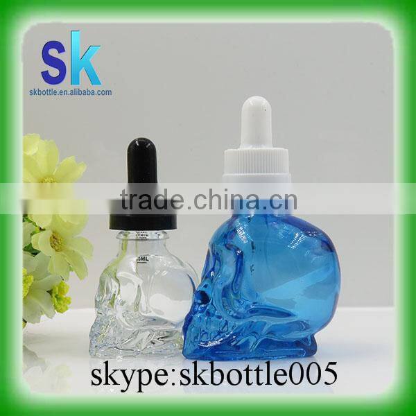 trade assurance electronic cigarette dropper bottles 30ml skull ejuice
