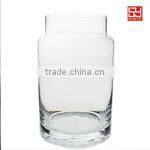 Best Selling Colorful Round Crystal Glass Vase/Home Decoration