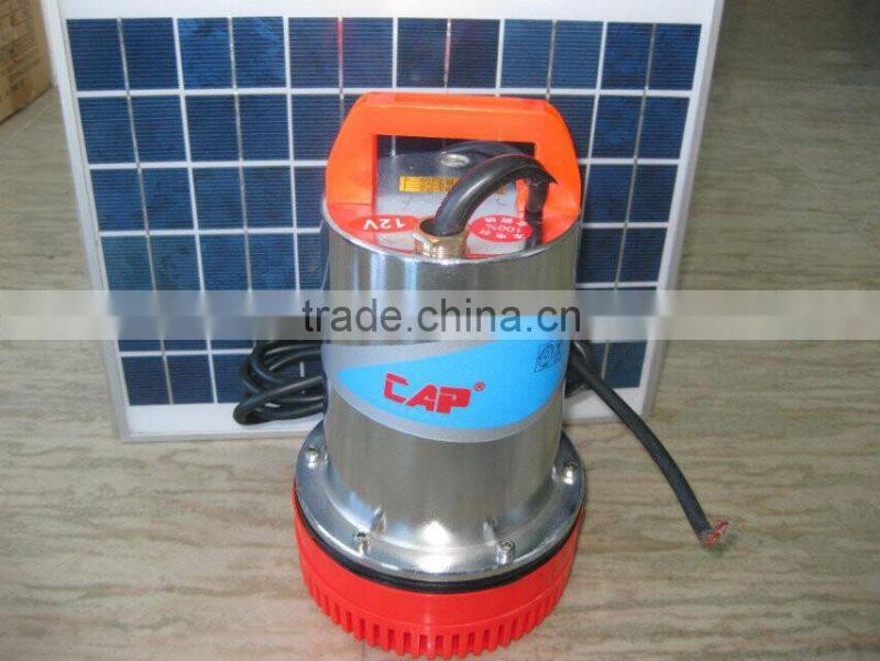 2015 hot selling solar submersible pump for irrigation 12v
