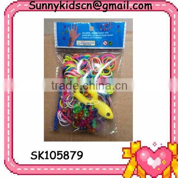 fashion rubber band bracelet patterns with EN71