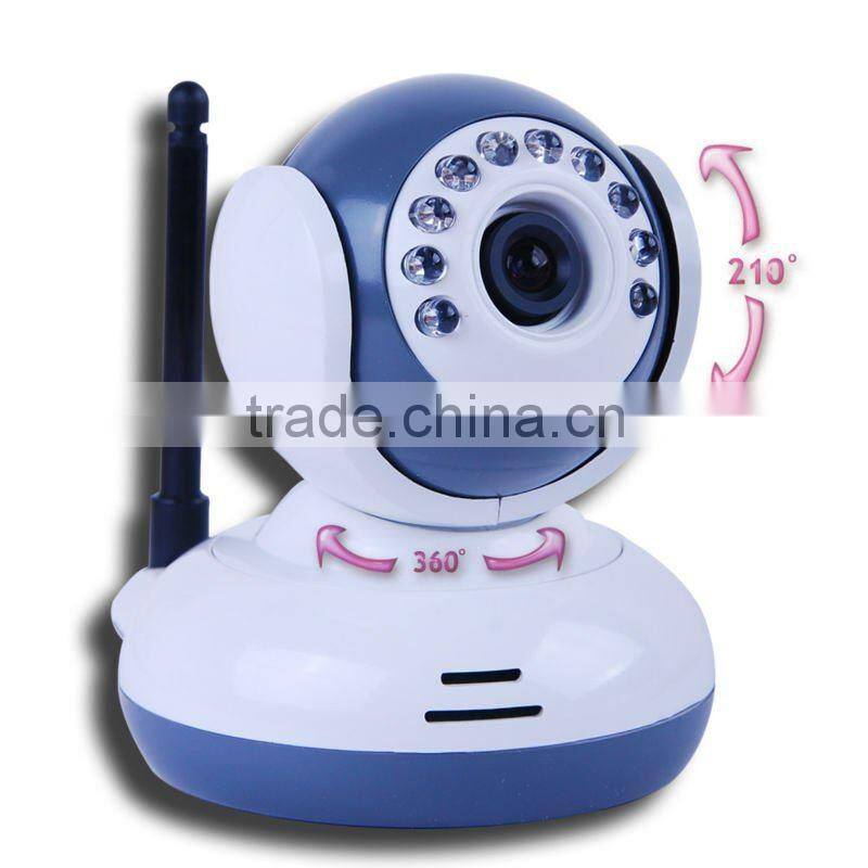 7" TFT LCD Wireless Video 2-way Talk Camera Baby Monitor