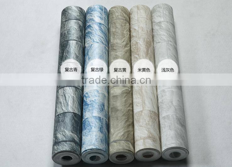 2016 factory price self adhesive bamboo decor wallpaper