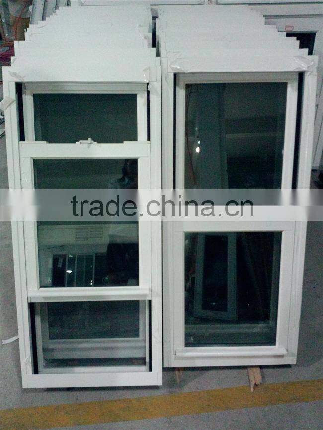 Aluminum Double Hung Window With Double Glass Aluminum Window Factory In Guangzhou