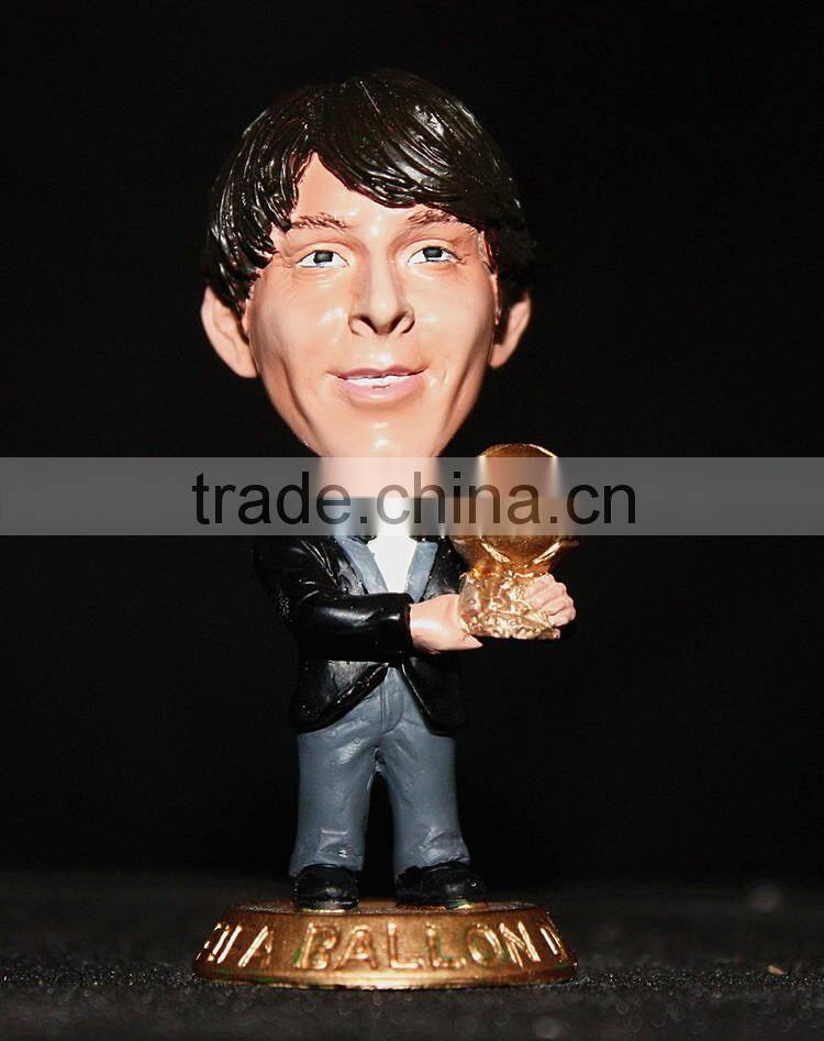 Wholesale Custom Plastic Figure,Famous Scoccer Player Miniature Plastic Action Figure