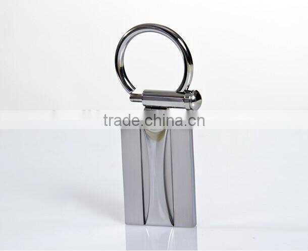 noble men jewelry Customized 316L stainless steel dull polish metal key chain