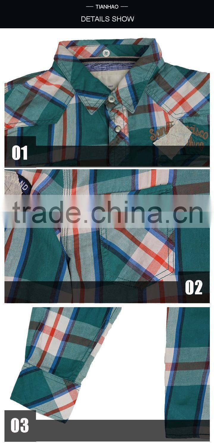 Long Sleeve Women Fashion Plaid Shirt with Custom Design Available