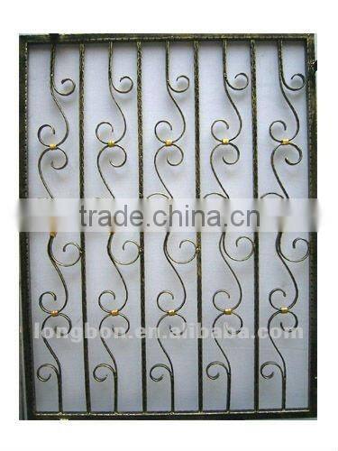 Top-selling decorative cast iron window grill