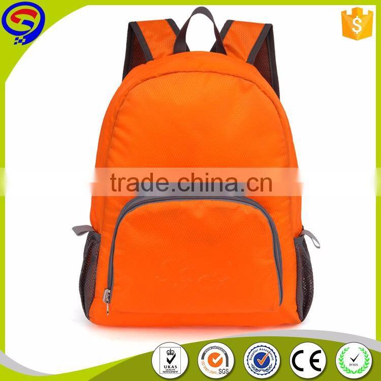 New Arrival! Hot Selling! light weight Waterproof fold up Nylon backpack