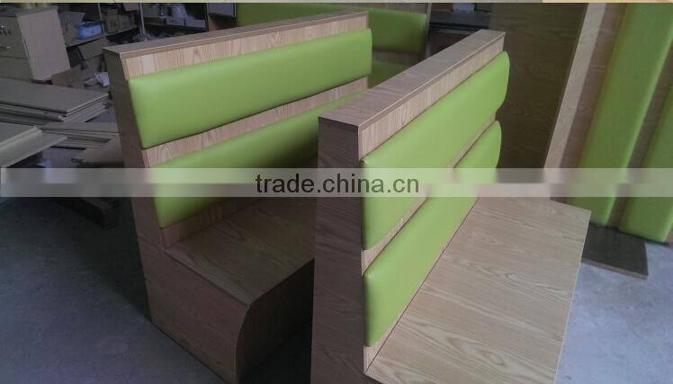 double restaurant booth/booth seating/restaurant furniture