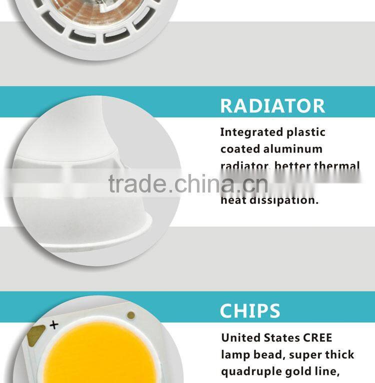LED spotlightLED spot light white aluminum warm white 5W 6W GU10 COB led spotlight