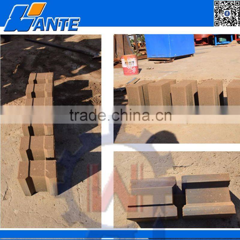 WT2-20M Diesel engine soil interlocking pressing bricks machine