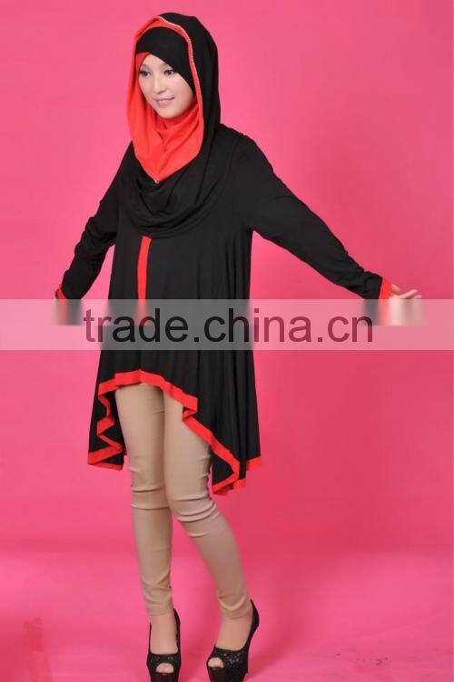 H226 popular muslim jersey hijab,big size long hijab
