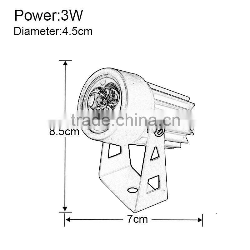 2015 new design cob led outdoor lighting spotlight ip65 7w spot light