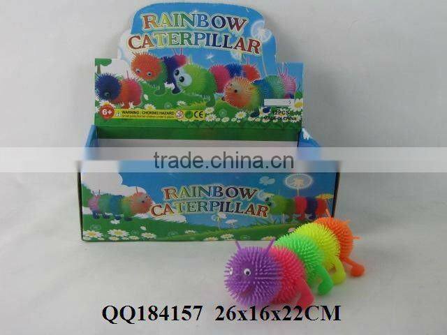 Carpenterworm toy, funny feather ball, toy for kids