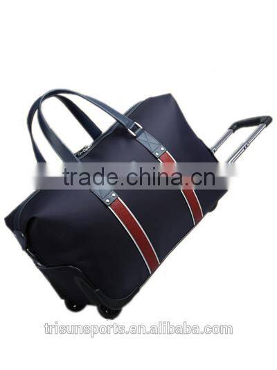 welcome customized fashion business rolling duffel bag for travel