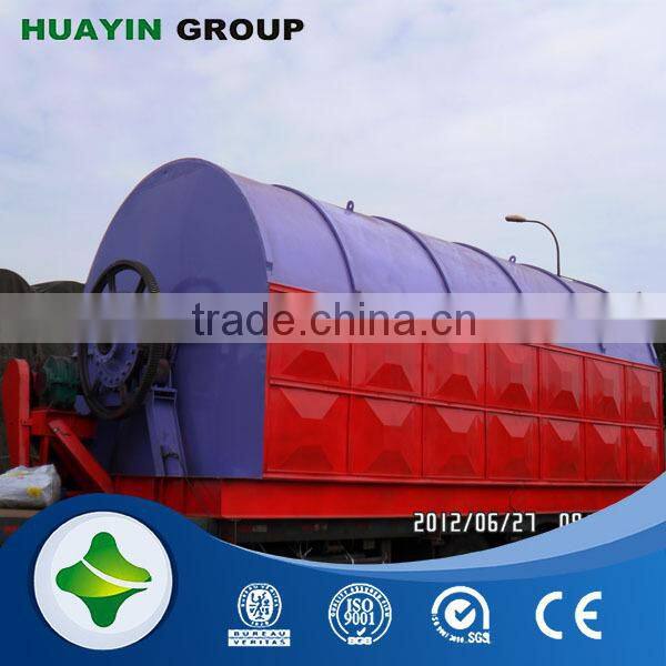 No smell during operation waste tyre recycling pyrolysis machine