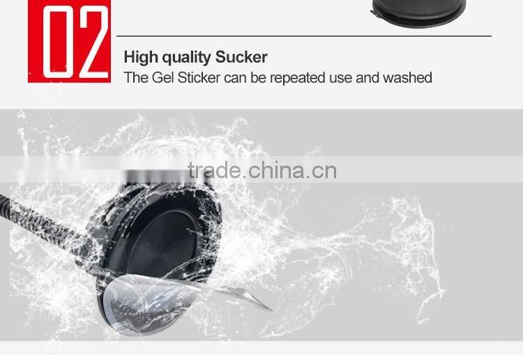 New Universal Phone holder Car holder for Mobile phone 360 Degree Turn Around Windshield Mount2016(HC21K)