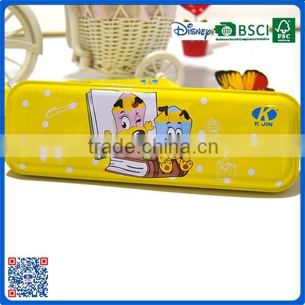 2016 custom printed pencil case for school students with cheap price