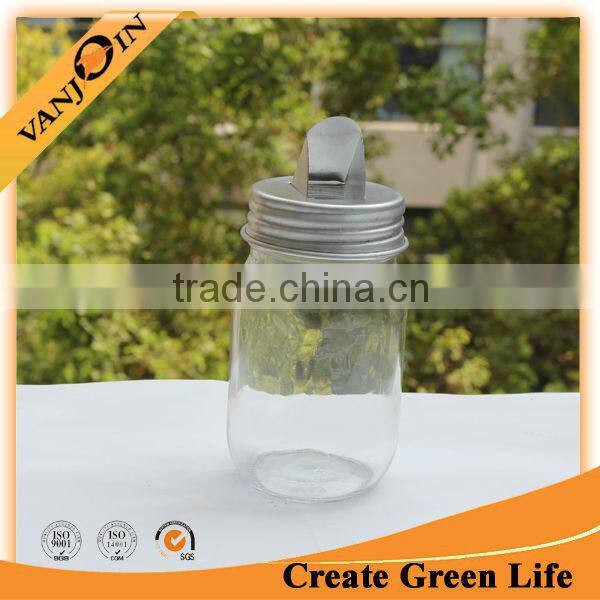 New Glass Jar Lid With Flip Top