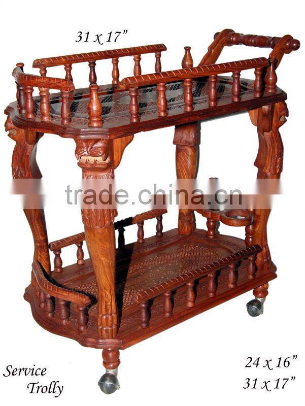 Service Trolley - wooden