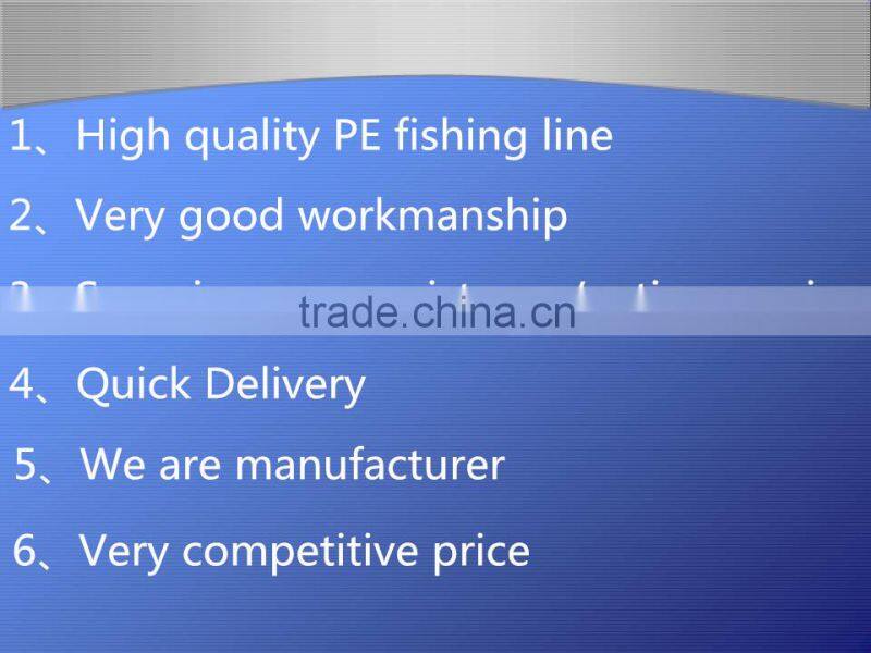 High quality different color 100% PE braided plastic fishing line spool