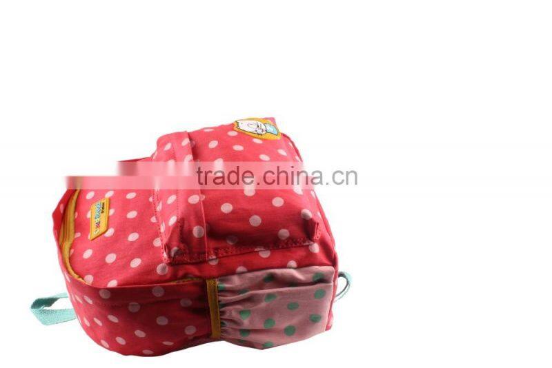 Breathable amd Bright Cotton Material Durable Girls and Boys School Bag