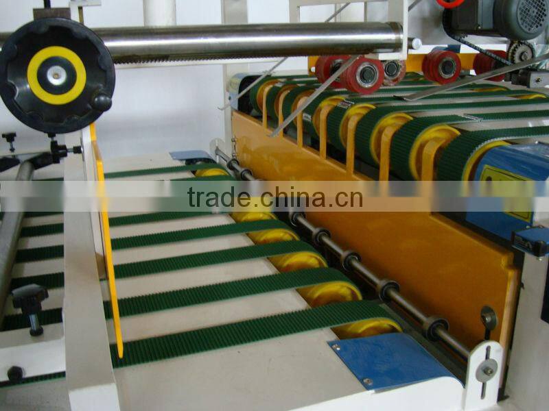 Easy operation vertical semiautomatic carton boxes folder gluer