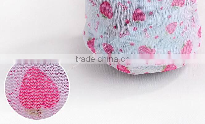 YIWU RODA 100%polyester cylinder printed double mesh washing bag