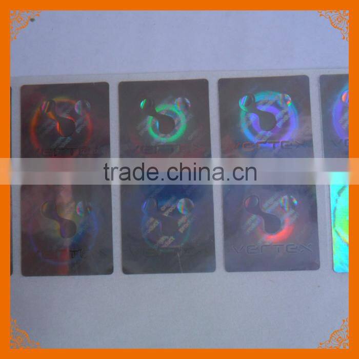 custom made 3d hologram sticker for id card
