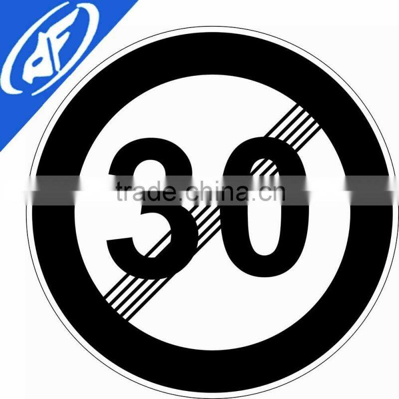 Reflective adhesive unfreeze 30 yard Road sign