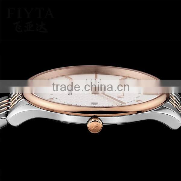 China Direct Factory High Quality Date Stainless Steel Men Watch