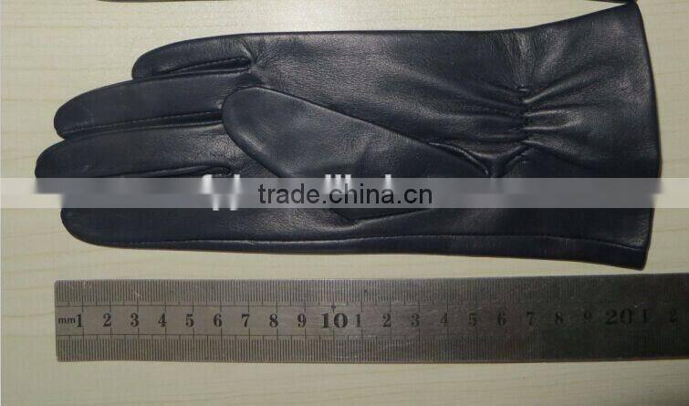 Nappe soft leather customized kids winter leather glove factory