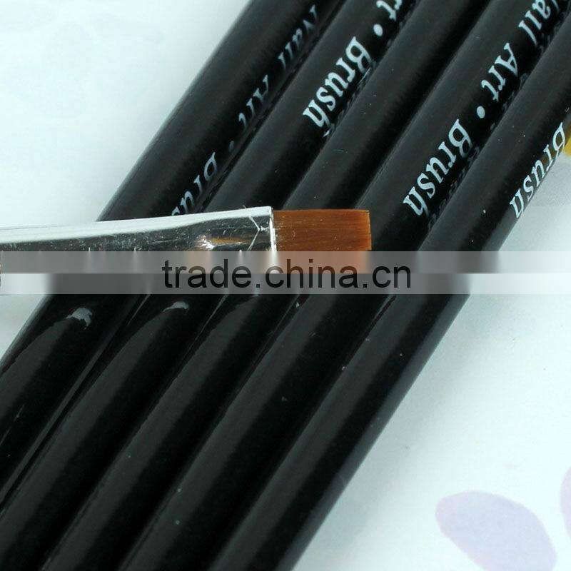 Hot Sale UV gel paiting wooden nail art brush