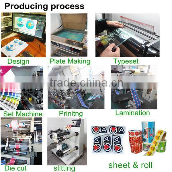 promotional PET adhesive stickers