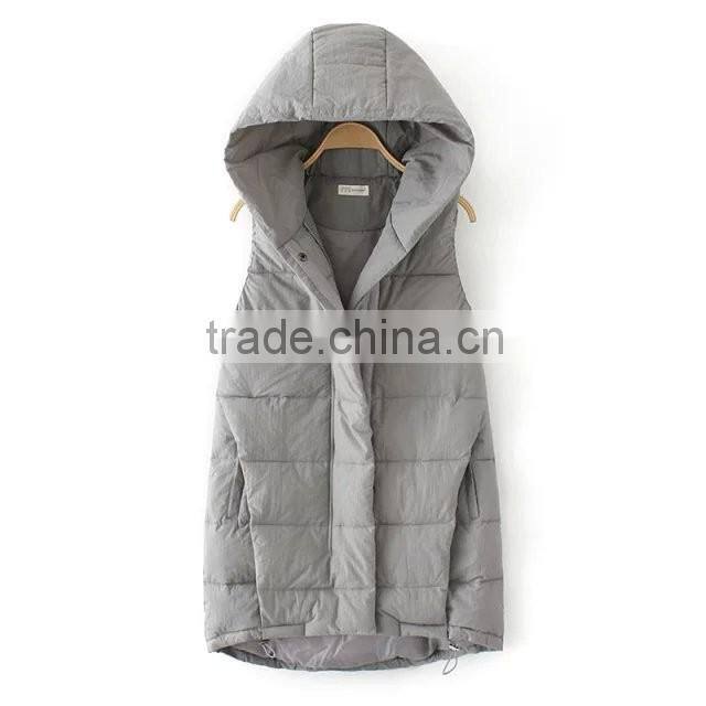 woman clothing contemporary hooded jacket cotton vest