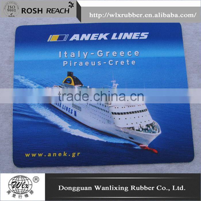 new style black edge sewing rubber gaming mouse pad