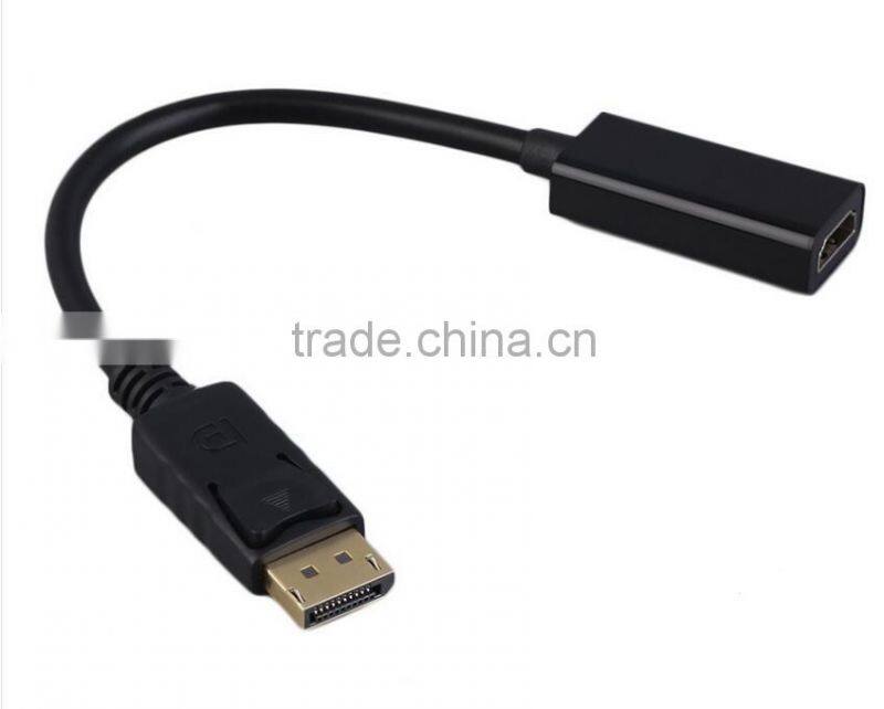 New Display Port DP To H-DMI Adapter HD 1080P M/F Cable Connector