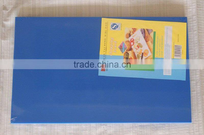 Blue antibacterial cutting board PE plastic