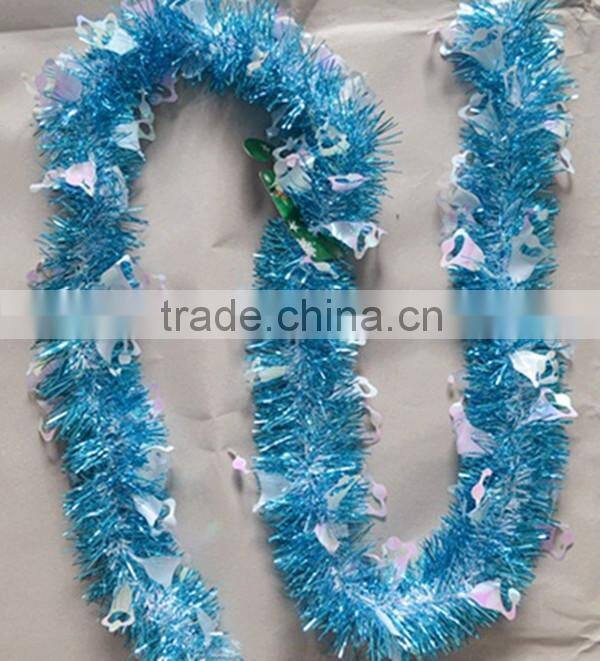Decorative Colored Cheap Christmas Metallic Tinsel Garland