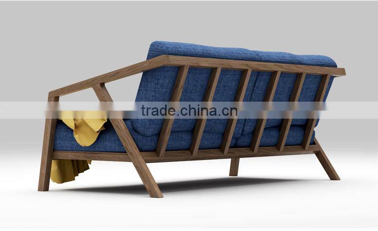 Solid wood frame high quality sofa set