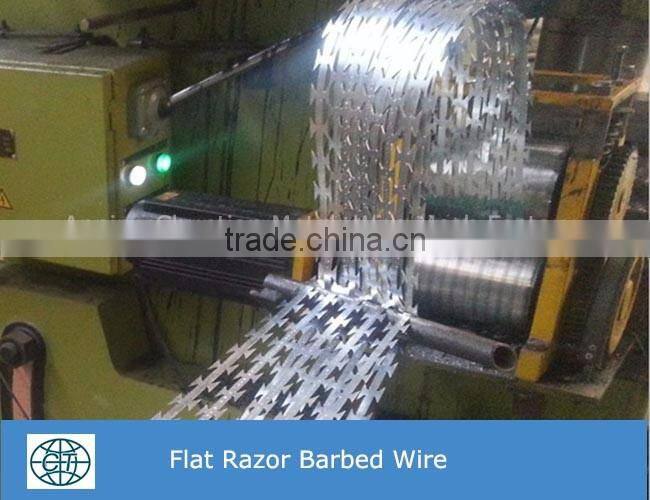 Low Price Hot Dipped Galvanized Razor Barbed Wire Coil For Fencing