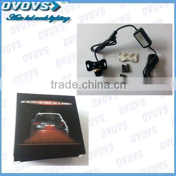 New Product 650nm Red laser fog lamp connected to the license plate and lights