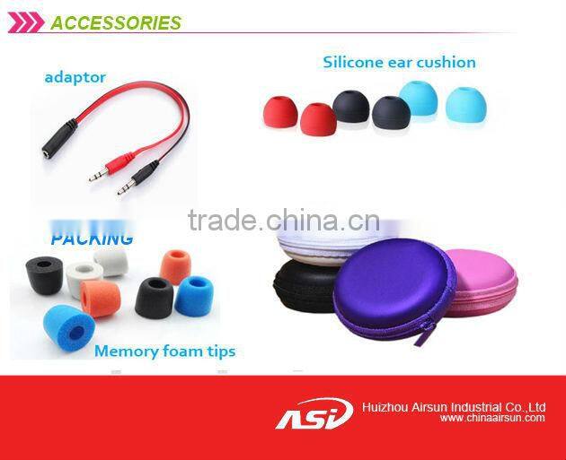 Newest Design MP3 Earphone With Flat Cable