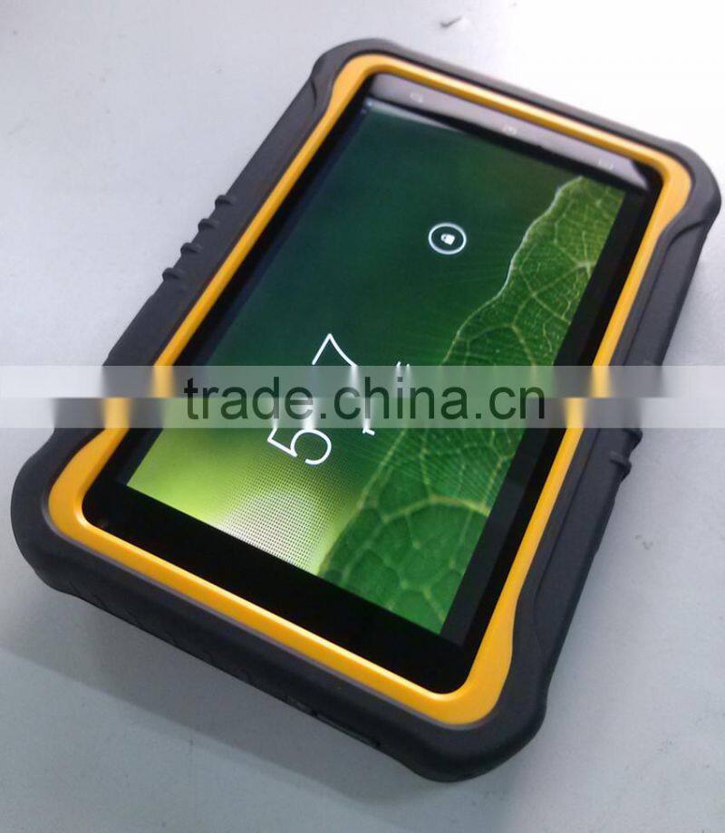 Sunlight readable 7 inch Android 3G NFC UHF RFID GPS Glonass Corning Gorilla Glass III 9000mah battery rugged tablet