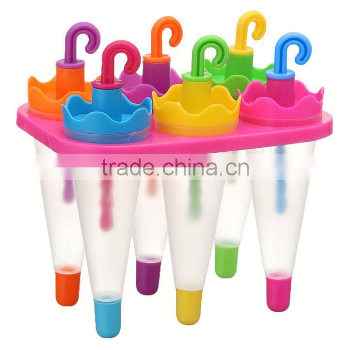 Set of 4 Ice Cream Pop Molds Ice Lolly Makers