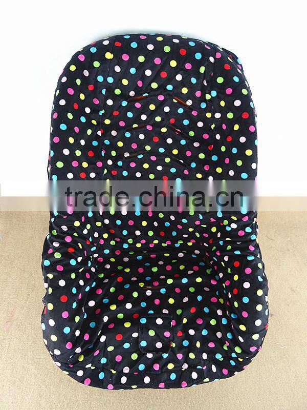 Baby Car Seat Cover Protector Colorful Circle Minky Toddler Car Seat Cover