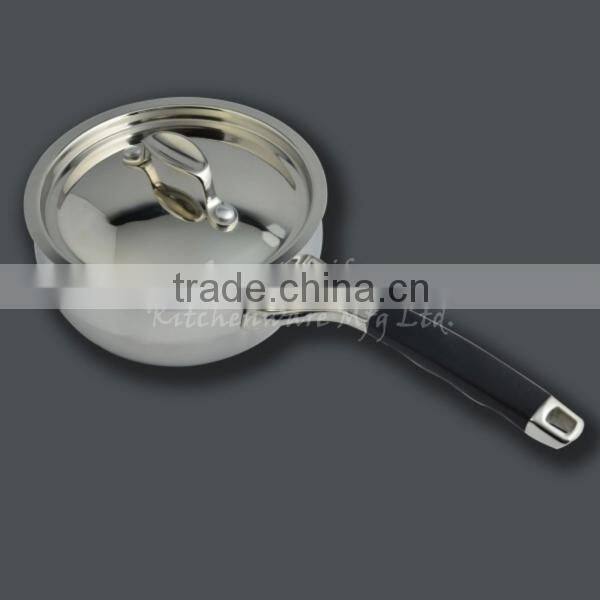 3-layer of SS18/8+AL+SS18/0 stainless steel stockpot