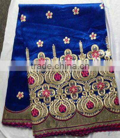 African george wrapper raw silk george fabric for dress in stock